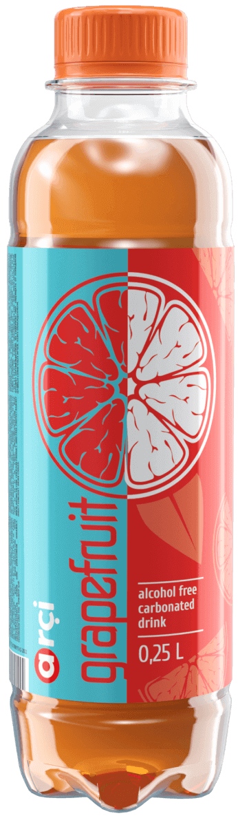 premium carbonated drink - grapefruit 0.25l